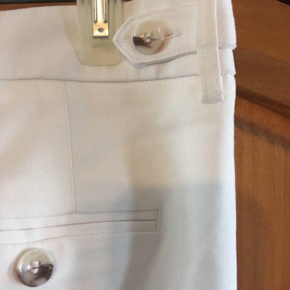 NWT LARRY LEVINE White dress pants Missy size 8 - Picture 4 of 10